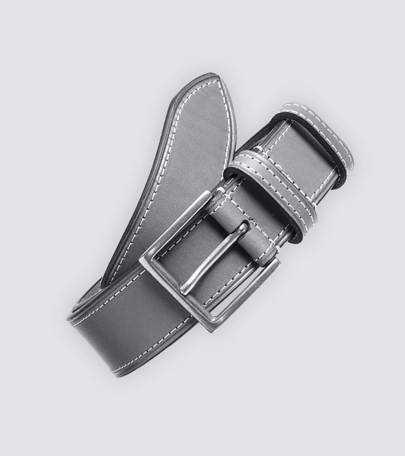 Men's Gold Buckle Leather Belt